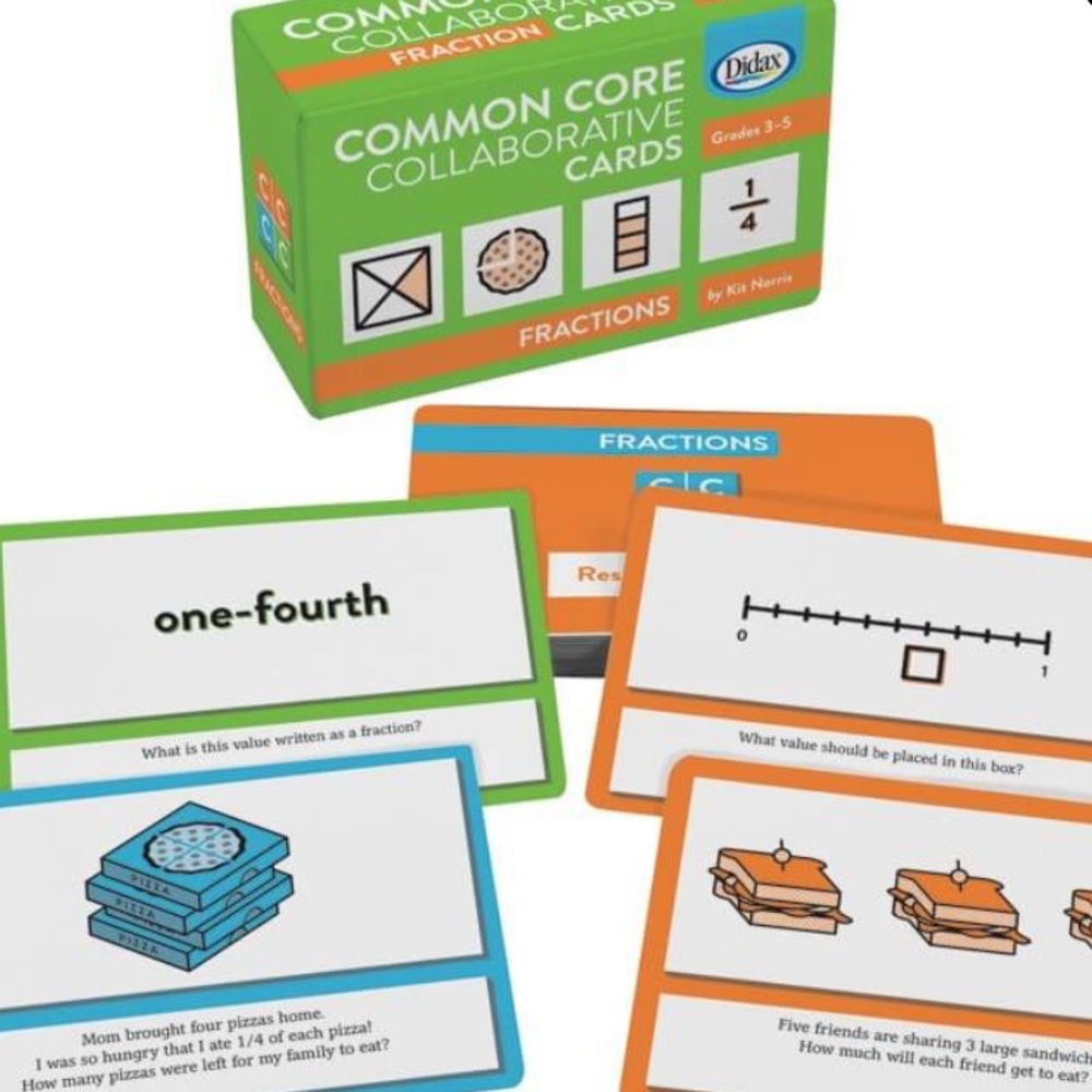 NWT Common Core Collaborative Cards - Fractions